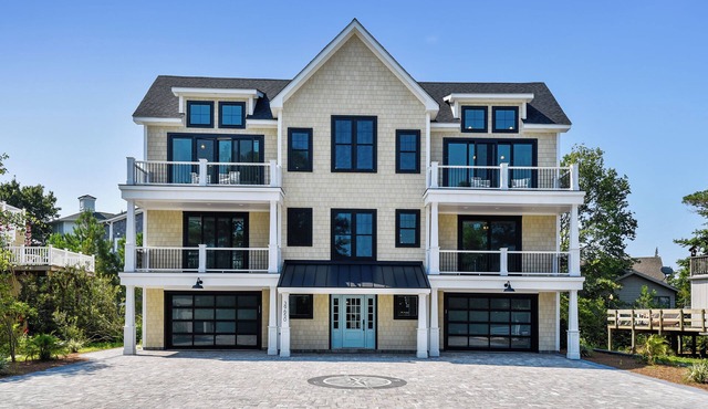 Exceptional beach home located just steps from the beach front in beautiful family friendly Ocean Village, one of North Bethanyâ€™s most sought after private gated communities! in Bethany Beach
