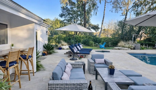 Fantastic 4-bedroom house plus Cabana in tranquil Montecito in Montecito