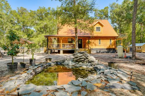 Fish & Float at Natural Springs! Log Cabin in Bell in Bell