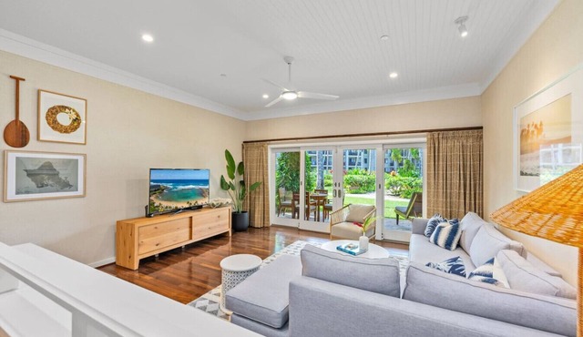 In-Demand Ground Flr Largest 3BR Villa for 8 Steps to Beach + Pool + Jacuzzi