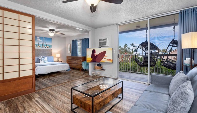 Kailua Village #201: 2nd Floor, Corner Remodeled unit in Downtown Kona.