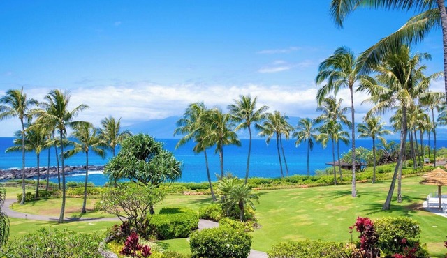 Kapalua Bay Resort | Ocean View 3 BR Sleeps 8 | Car Incl. w/6+ Nights | MON-1304 by KBM