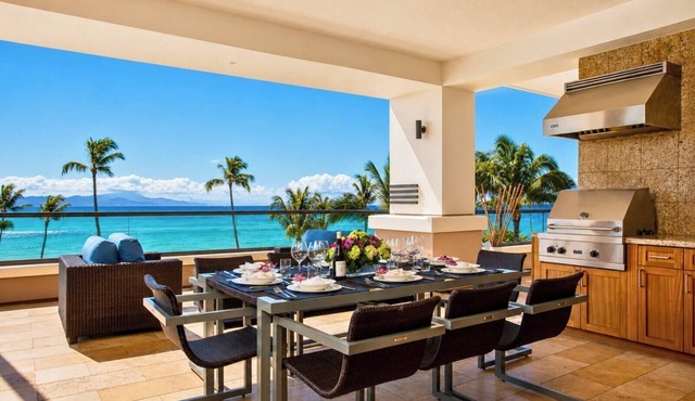 Kapalua Bay Resort | Ocean View 3 BR Sleeps 10 | Car Incl. w/6+ Nights | MON-1303 by KBM