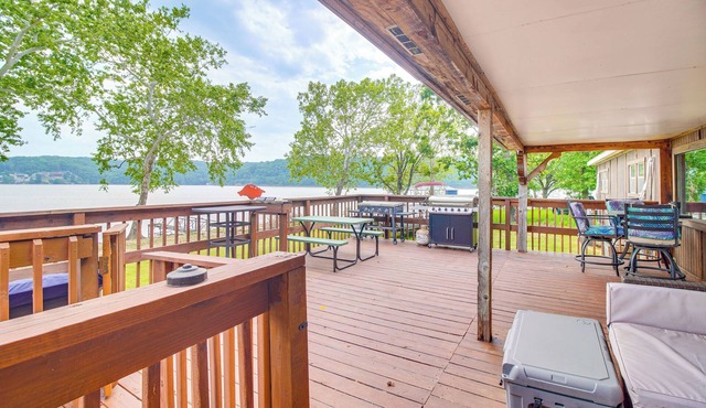 Lakefront Cabin in Jay w/Deck, Views & Boat Ramp! in Jay