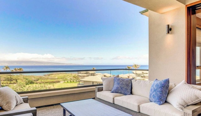 Luxury Ocean View 3-Bedroom Villa at The Resort at Kapalua Bay | Housekeeping, Spa, Rental Car Included! MON-6401 by KBM