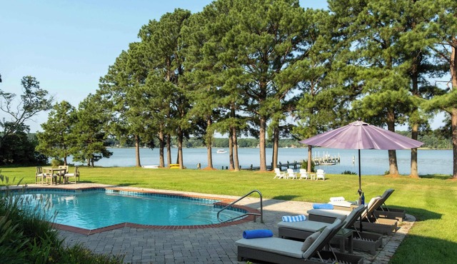 Luxury Waterfront Home with Pool + Private Dock