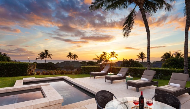 Mauna Kea Resort Villa, Ocean Views With Pool & Spa In Backyard