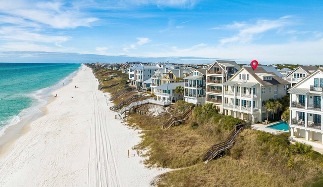 Ocean Breeze - Gulf Front Luxury! Free Bikes/Chairs/Fitness/Tennis! in Inlet Beach