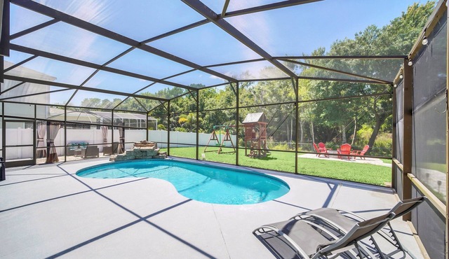 PLAYSET IN BACKYARD! Private Pool! Ultimate Outdoor Living!