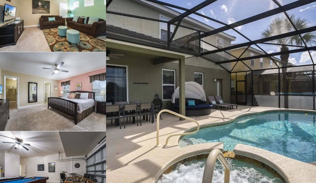 Resort home, Lakeview, private pool near to Disney in Davenport