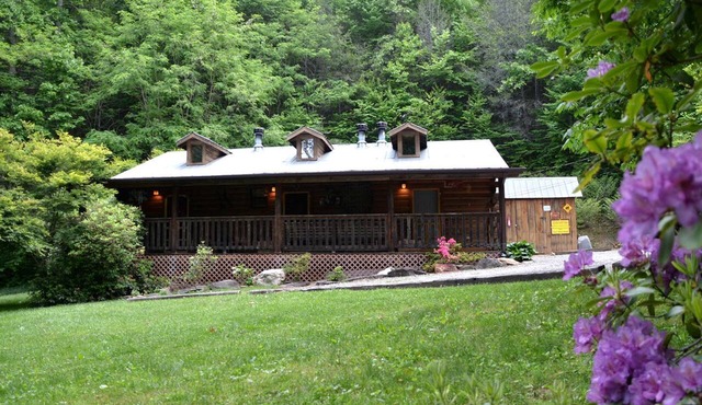 Rustic Family-Friendly Log Cabin in the Smoky Mountains, North Carolina in Cherokee