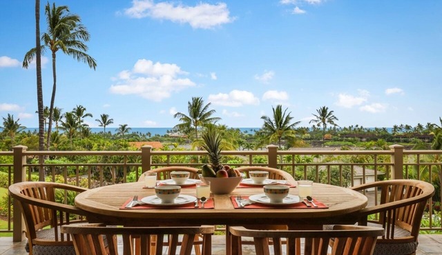 Serene 3BR Ke Alaula Villa (210A) at Hualalai – Tropical Ocean Views