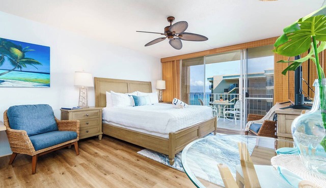 Studio 7th Floor OCEAN VIEW Condo - Royal Kahana 702