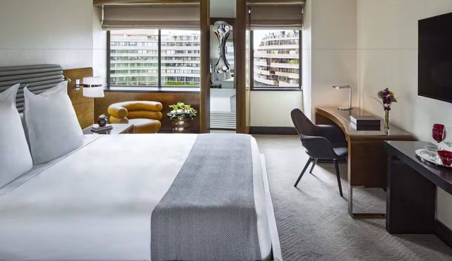 Superior King Room | The Watergate Hotel | Marble Bath | Potomac River Views in Washington