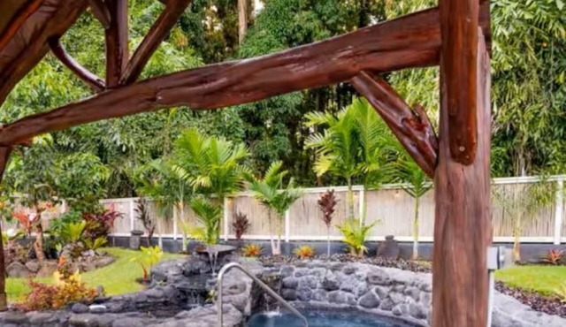 Two houses for the price of one at beautiful orchid farm.