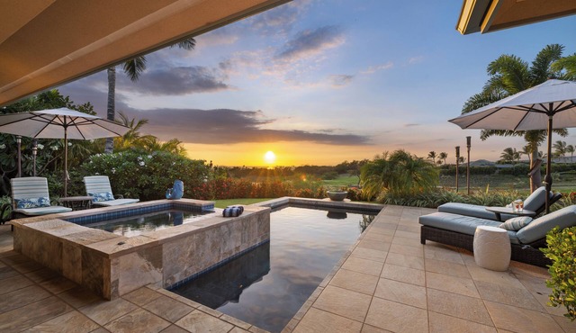 Waiulaula Villa 322-Beautiful 3bd home w/Private Pool/Hot Tub, sleeps 7!
