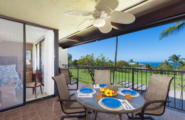 🏖️Keauhou Golf & Ocean View Condo w/AC | Bridge-Level Entry
