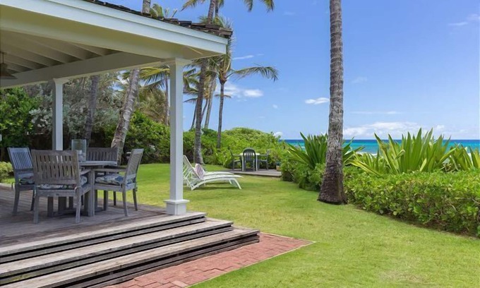 Haleiwa House | Beachfront | Sunsets & Sea Turtles - Fall 2022 rate $8700/mt
