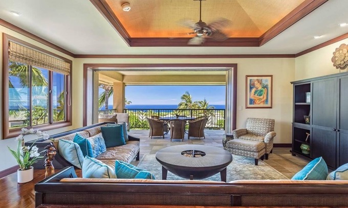 Kamuela Condo | ❤️PiH❤️ OCEAN BREEZE ★ Panoramic Ocean View ★ Mauna Kea Resort Optional Privileges