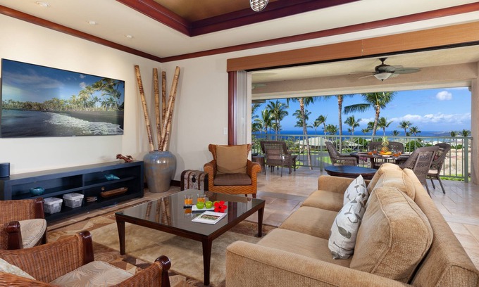 Kamuela Condo | ❤️PiH❤️ Ocean Palms Villa ★ Stunning Ocean View ★ Mauna Kea Resort ★