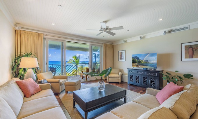 Kahuku Villa | Seaside Luxury: Turtle Bay’s 4BR Dream Villa