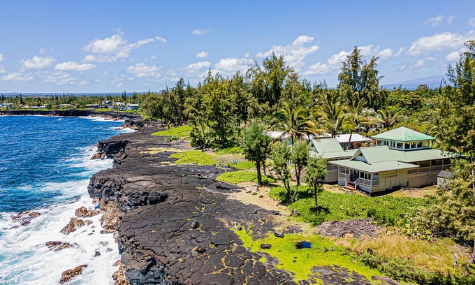 Keaau House | Temple Tree Retreat - An Adventurer's Oceanfront Paradise!