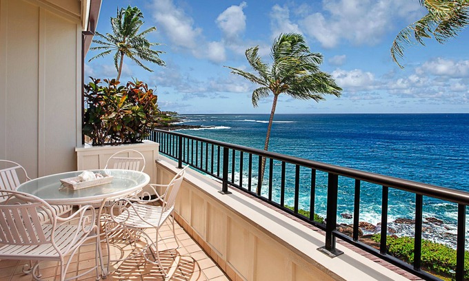 Poipu Condo | Whalers Cove #137 By Parrish Kauai: oceanfront condo w/sprawling ocean views! h