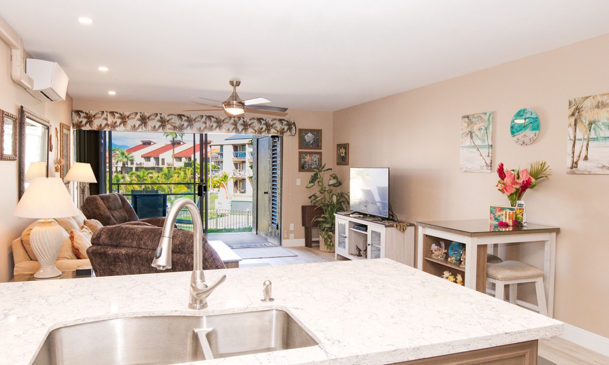 Kihei Condo | Hale Kamaole 156 Ground floor condo, easy access to best beach on Maui!