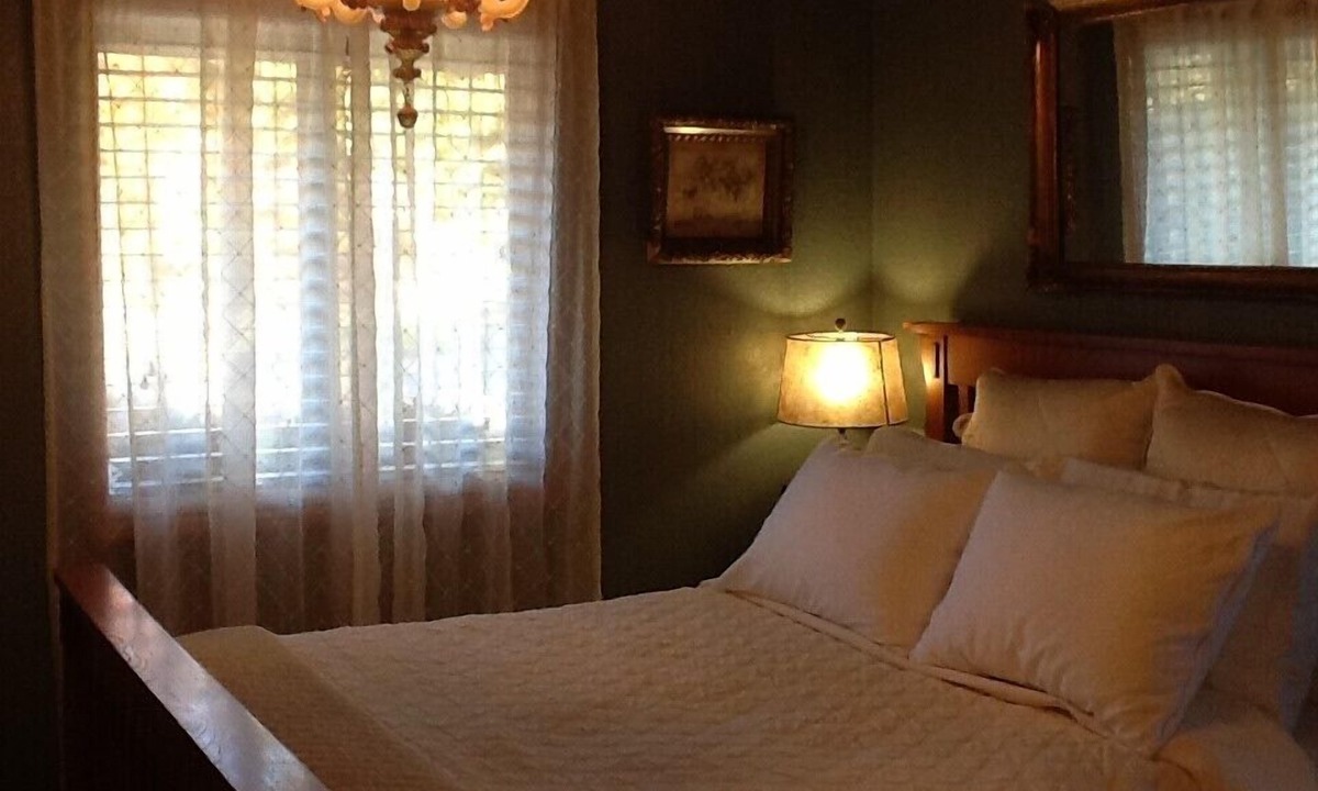 Burlington House | One Mile from I 5 Lovely suite, gas fireplace, air conditioned, dog friendly.