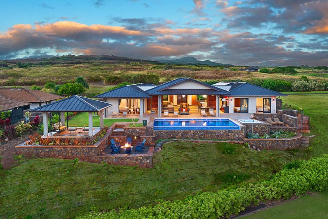 Poipu Villa | Private Luxury 6-bedroom Villa in Kukuiula, Panoramic Ocean View, Heated infinity pool, SPA, Sleep up to 22