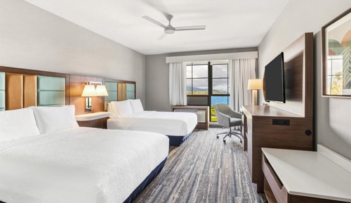 Room, 2 Queen Beds, Accessible, Ocean View (Mobility, Roll-In Shower)