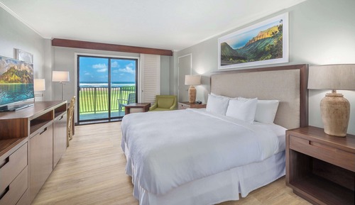 Premium Room, 1 King Bed, Partial Ocean View