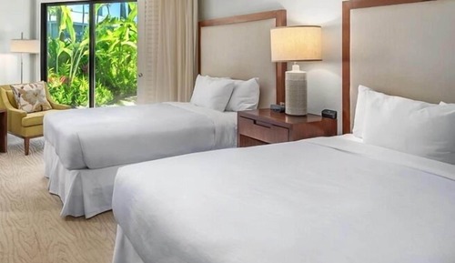 Premium Room, 2 Double Beds, Garden View