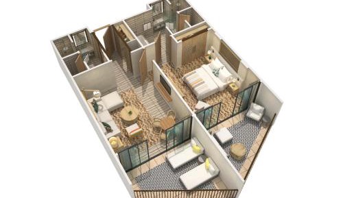 Oceanfront One-Bedroom Suite