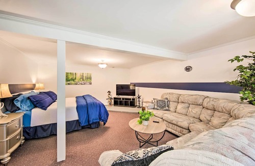 Moshannon Apartment | Lovely Moshannon Ground Apartment w/Fire Pit
