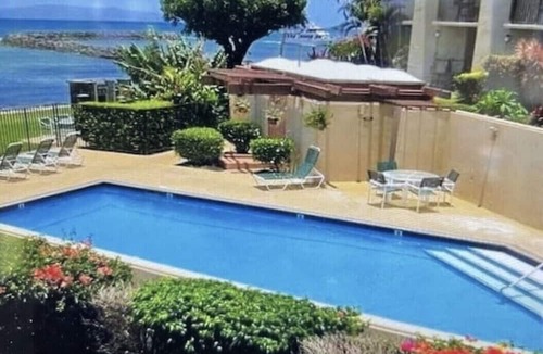 Maalaea Condo | View whales from modern Top floor Oceanfront condo. Maalaea, Haleakala sunrise!