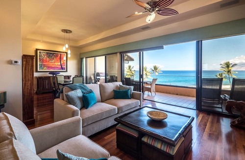 Wailea Condo | Elegant 2-bedroom condo at Makena Surf, #C-205, with beach access in beautiful Maui.