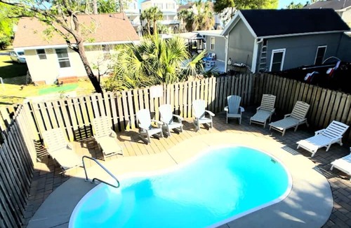 Surfside Beach House | Elevator, A+ Home, Near Beach & Ocean, 5BR/5.5BA, Porches, Pvt Pool, Golf Cart