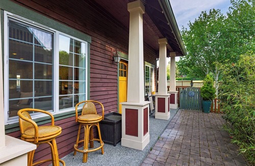 Langley House | Sunny Backyard, Fireplace, Coastal Access in Peaceful Neighborhood Near Shopping