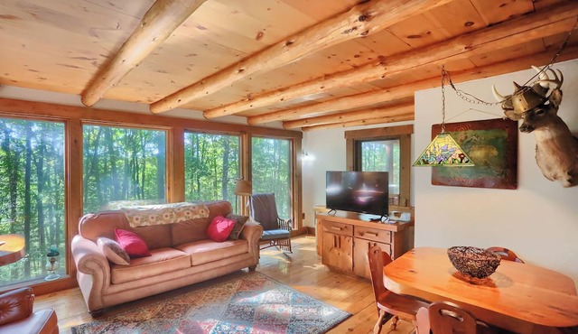 15 % off Winter Deal - Log Home -WiFi-Pet Friendly-Pavilion